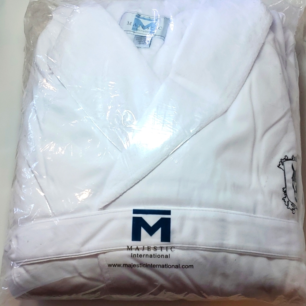 Majestic International New Plush Lined Luxury Spa Thick Warm Robe OSFM Oversized